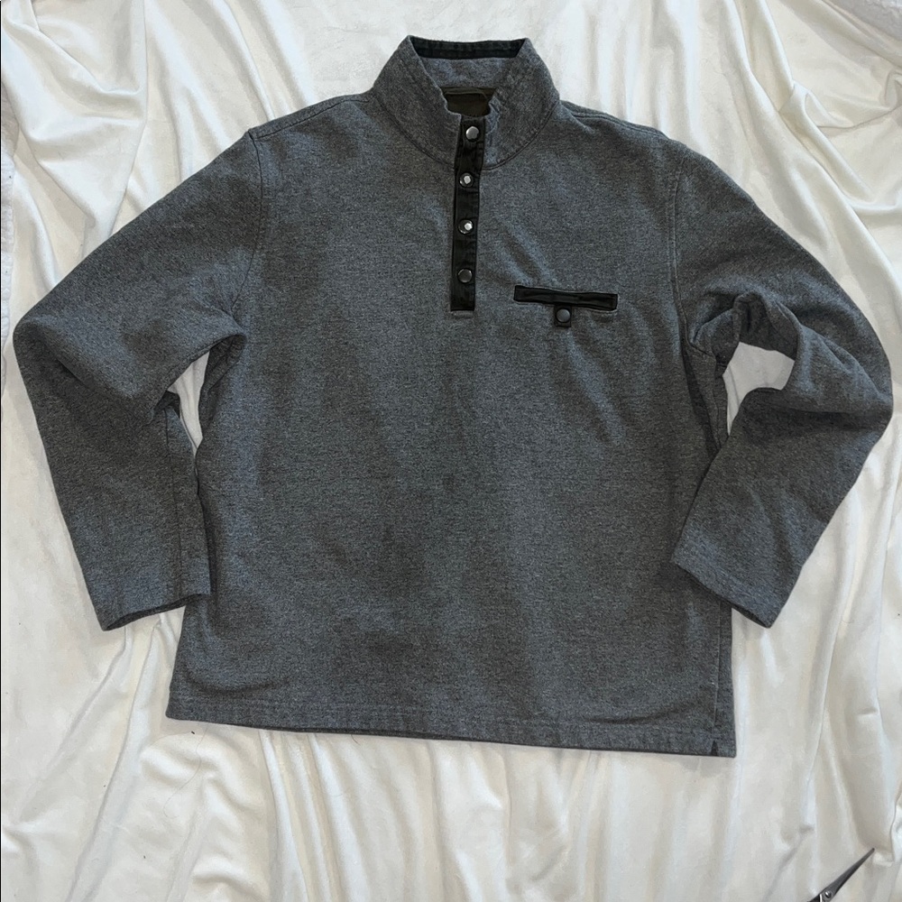 Untuckit Men’s Parkson Grey Pullover Size XL